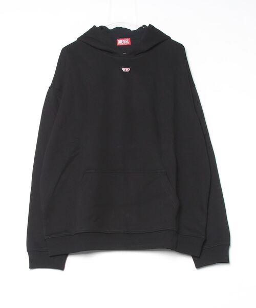 DIESEL(ディーゼル)の「メンズ プルオーバーパーカー S-BOXT-HOOD-D(パーカー・メンズ・オレンジ/ブラック・XXX-LARGE/LARGE/SMALL/MEDIUM/X-SMALL/X-LARGE/XX-LARGE)」の2枚目の写真