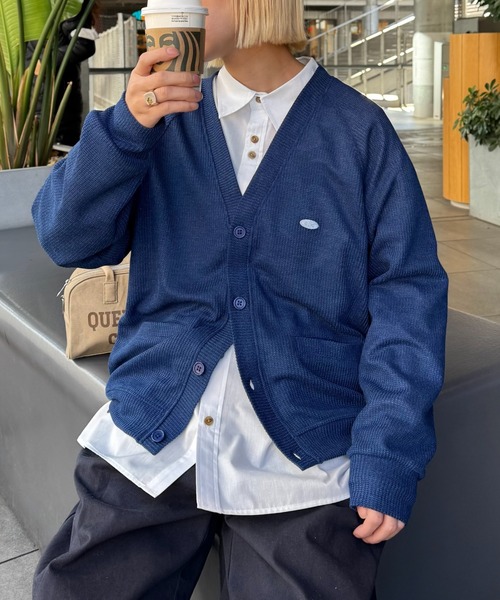 CIAOPANIC TYPY(チャオパニックティピー)の「■【UNISEX】カットメッシュカーディガン(カーディガン/ボレロ・メンズ・グレー/ブルー/ネイビー・MEDIUM/LARGE)」の15枚目の写真