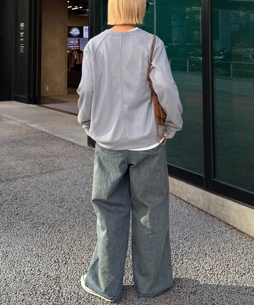 CIAOPANIC TYPY(チャオパニックティピー)の「■【UNISEX】カットメッシュカーディガン(カーディガン/ボレロ・メンズ・グレー/ブルー/ネイビー・MEDIUM/LARGE)」の8枚目の写真