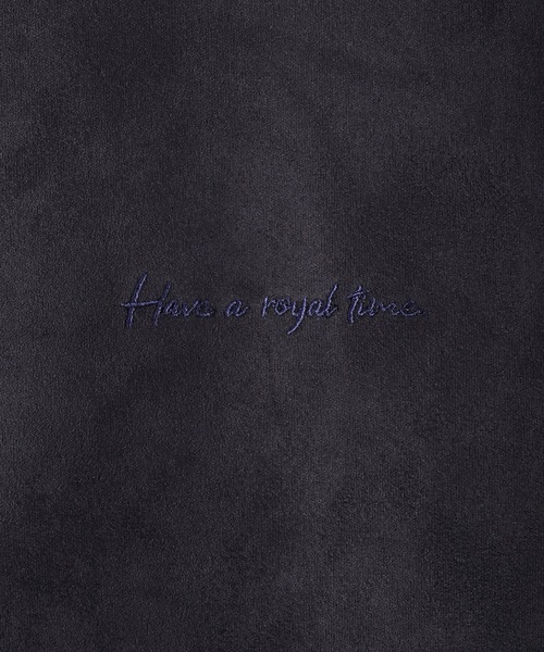 WESTSEA（ウエストシー）の「フェイクスエード 薔薇 袖刺繍 長袖トレーナー（スウェット・メンズ・オフホワイト/チャコール/グレー・M/L）」の15枚目の写真