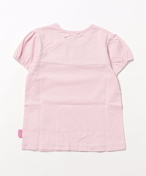 RAGMART(ラグマート)の「キャップスリーブTシャツ(Tシャツ/カットソー・キッズ・ピンク/オフホワイト・130cm/120cm/100cm/110cm)」の3枚目の写真