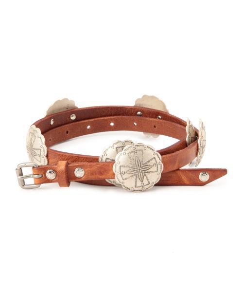 MASTER&Co(マスターアンドコー)の「MASTER&Co. / 別注 CONCHO BELT(ベルト・メンズ・ブラック/ブラウン・86.4(34)/76.2(30)/81.3(32))」の4枚目の写真