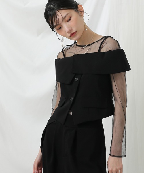 Kana（カナ）の「マルチウェイ チュールトップス ビスチェ パンツ 3点