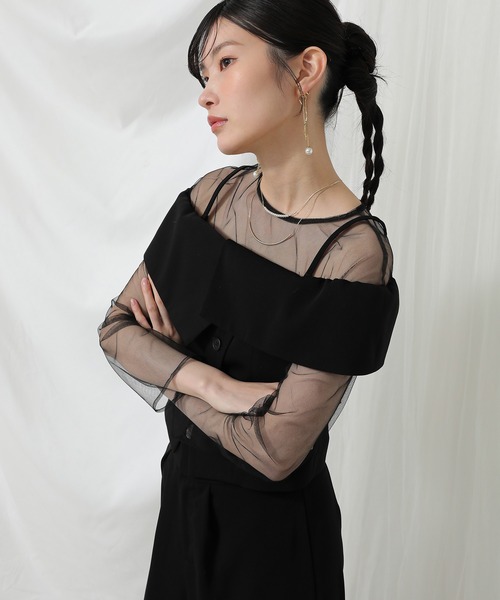 Kana（カナ）の「マルチウェイ チュールトップス ビスチェ パンツ 3点