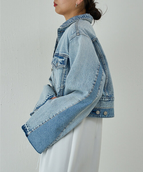 GALLARDAGALANTE（ガリャルダガランテ）の「【PEAS】リメイクボレロGジャン（ベスト・レディース・ブルー・FREE）」の9枚目の写真