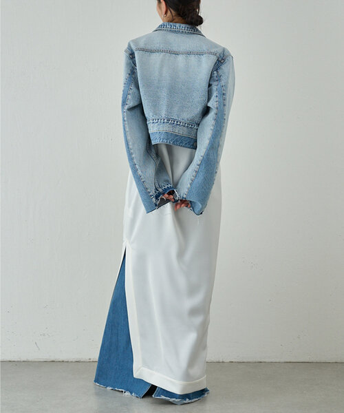 GALLARDAGALANTE（ガリャルダガランテ）の「【PEAS】リメイクボレロGジャン（ベスト・レディース・ブルー・FREE）」の6枚目の写真