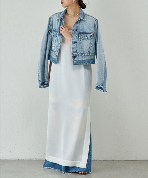 GALLARDAGALANTE（ガリャルダガランテ）の「【PEAS】リメイクボレロGジャン（ベスト・レディース・ブルー・FREE）」の7枚目の写真