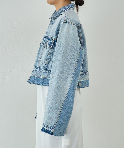 GALLARDAGALANTE（ガリャルダガランテ）の「【PEAS】リメイクボレロGジャン（ベスト・レディース・ブルー・FREE）」の13枚目の写真