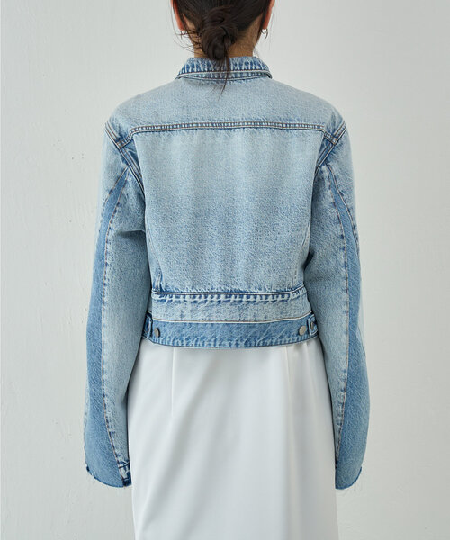 GALLARDAGALANTE（ガリャルダガランテ）の「【PEAS】リメイクボレロGジャン（ベスト・レディース・ブルー・FREE）」の14枚目の写真