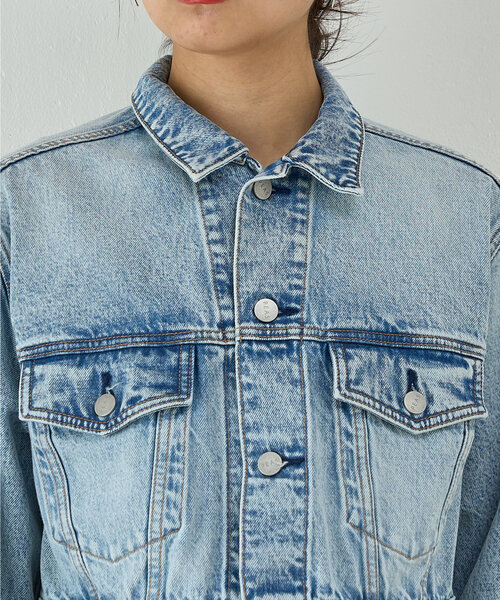 GALLARDAGALANTE（ガリャルダガランテ）の「【PEAS】リメイクボレロGジャン（ベスト・レディース・ブルー・FREE）」の17枚目の写真