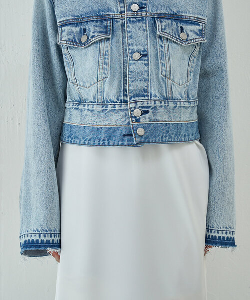 GALLARDAGALANTE（ガリャルダガランテ）の「【PEAS】リメイクボレロGジャン（ベスト・レディース・ブルー・FREE）」の10枚目の写真