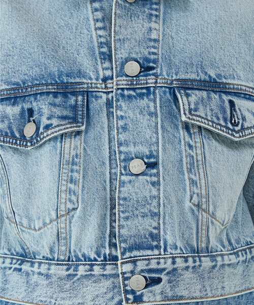 GALLARDAGALANTE（ガリャルダガランテ）の「【PEAS】リメイクボレロGジャン（ベスト・レディース・ブルー・FREE）」の12枚目の写真