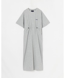 【THOUSAND MILE】SHORT SLEEVE DRAWCORD OP/ショートスリーブ　ドローコードワンピース