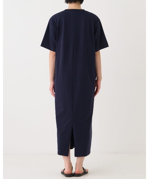 新品未使用THOUSANDMILE配色ステッチワンピース THOUSAND MILE】SHORT SLEEVE DRAWCORD OP/ショートスリーブ