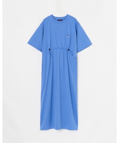 新品未使用THOUSANDMILE配色ステッチワンピース THOUSAND MILE】SHORT SLEEVE DRAWCORD OP/ショートスリーブ