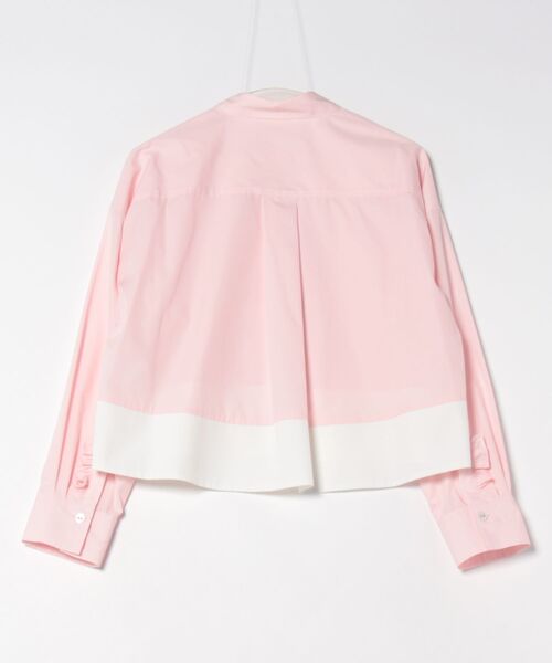 Re.Verofonna（ヴェロフォンナ）の「クロップドフリルブラウス（シャツ/ブラウス・レディース・ネイビー/ブルー系その他/ホワイト/ピンク・MEDIUM）」の18枚目の写真