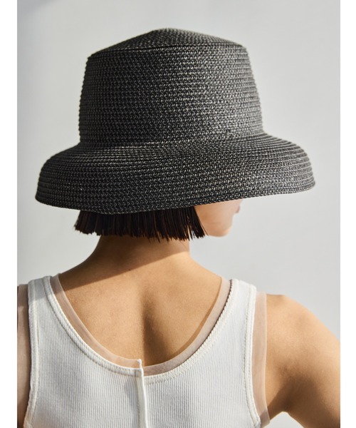 AIC.（エーアイシー）の「パッド付きチュールパイピングリブタンクトップ（タンクトップ・レディース・オフホワイト/ブラック・FREE）」の19枚目の写真