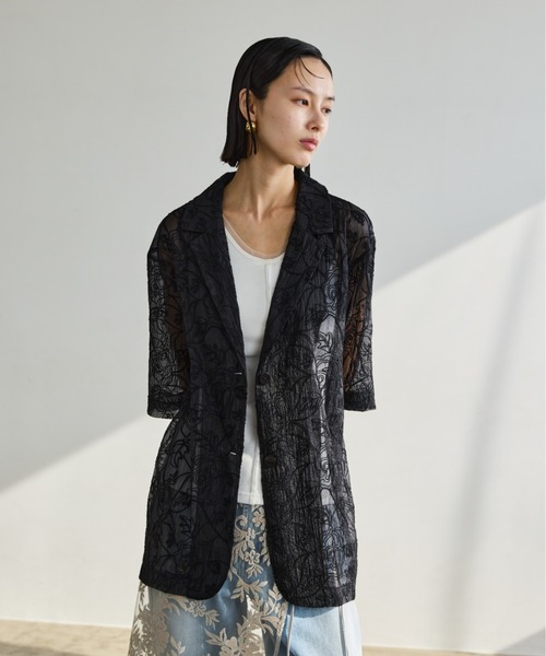 AIC.（エーアイシー）の「パッド付きチュールパイピングリブタンクトップ（タンクトップ・レディース・オフホワイト/ブラック・FREE）」の22枚目の写真