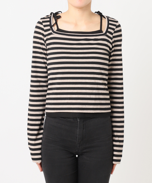 ENFOLD エンフォルド SHIRT LAYERED T-SHIRT シャツレイヤードT