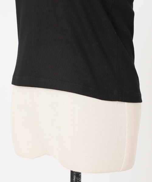 JOINT WORKS（ジョイントワークス）の「ボーダーレイヤードトップス（Tシャツ/カットソー・レディース・ブラウン/キャメル・FREE）」の3枚目の写真