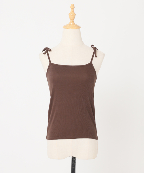 JOINT WORKS（ジョイントワークス）の「ボーダーレイヤードトップス（Tシャツ/カットソー・レディース・ブラウン/キャメル・FREE）」の9枚目の写真