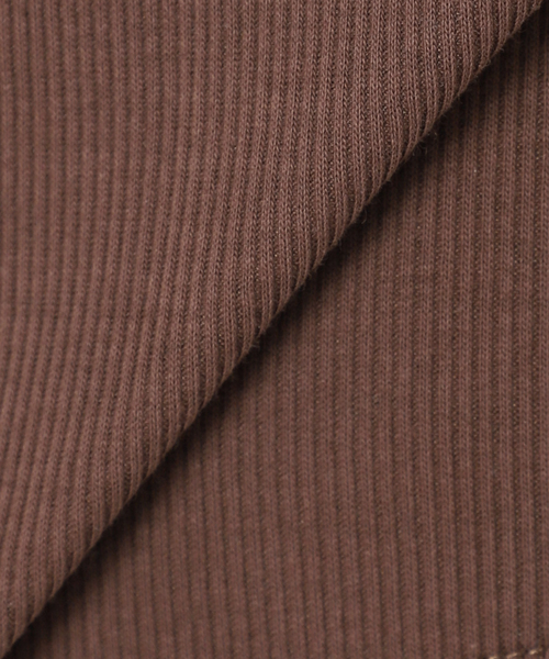 JOINT WORKS（ジョイントワークス）の「ボーダーレイヤードトップス（Tシャツ/カットソー・レディース・ブラウン/キャメル・FREE）」の10枚目の写真