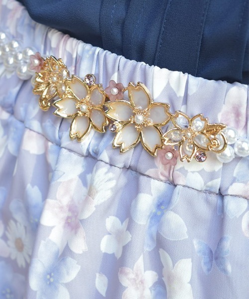 axes femme（アクシーズファム）の「サクラ装飾パールゴムベルト（ベルト・レディース・ピンク/ホワイト・FREE）」の20枚目の写真