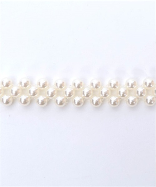 axes femme（アクシーズファム）の「サクラ装飾パールゴムベルト（ベルト・レディース・ピンク/ホワイト・FREE）」の12枚目の写真