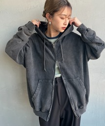 JEANS FACTORY Clothes（ジーンズファクトリークローズ）の「[Jeans Factory Clothes/ジーンズファクトリークローズ] ケミカル加工 フェードスウェットジップパーカー（スウェット・メンズ）」