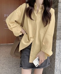 【URGE:】シンプル スタンダード 長袖 シャツ