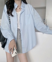 【URGE:】シンプル スタンダード 長袖 シャツ