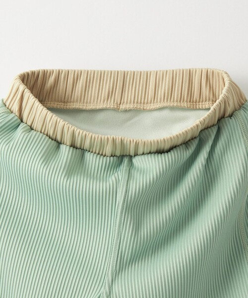 green label relaxing(グリーンレーベルリラクシング)の「GLR バイカラー ショートパンツ/ 水着/ キッズ 100cm-130cm(水着・キッズ・オリーブ/ライラック・100cm/110cm/120cm/130cm)」の8枚目の写真