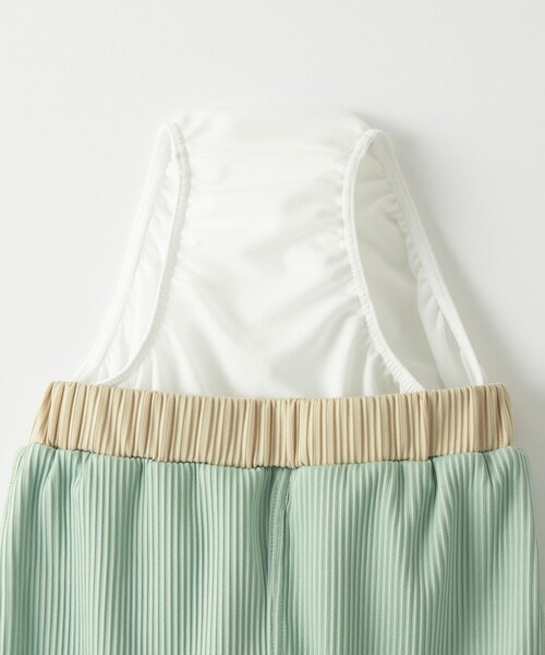green label relaxing(グリーンレーベルリラクシング)の「GLR バイカラー ショートパンツ/ 水着/ キッズ 100cm-130cm(水着・キッズ・オリーブ/ライラック・100cm/110cm/120cm/130cm)」の10枚目の写真
