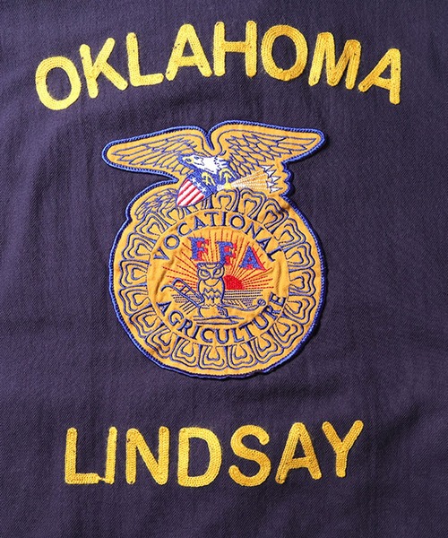 HOUSTON（ヒューストン）の「HOUSTON コットンリネンFFAジャケット（ブルゾン・メンズ・ブラック/ネイビー/ナチュラル・X-LARGE/XX-LARGE/MEDIUM/LARGE）」の9枚目の写真