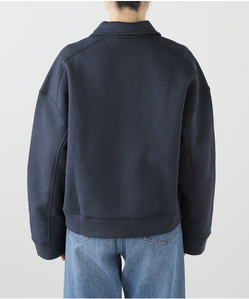 セール】GANNI/ ガニー Heavy Fleece Drop Shoulder Polo（スウェット