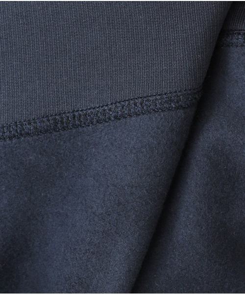 GANNI(ガニー)の「GANNI/ ガニー Heavy Fleece Drop Shoulder Polo(スウェット・レディース・ネイビー・FREE)」の6枚目の写真