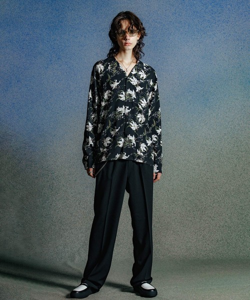 CRIMIE クライミー JAX WIDE SUIT TROUSERS ALL SEASON EASY CARE パンツ atfpts JAX WIDE SUIT TROUSERS ALL SEASON EASY CARE（スラックス）｜CRIMIE