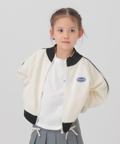 GLOBAL WORK（グローバルワーク）の「トラックジャケット/T/290874（ジャージ・キッズ・アイボリー/サックスブルー・100cm/110cm/120cm）」の17枚目の写真