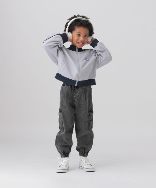 GLOBAL WORK（グローバルワーク）の「トラックジャケット/T/290874（ジャージ・キッズ・アイボリー/サックスブルー・100cm/110cm/120cm）」の21枚目の写真