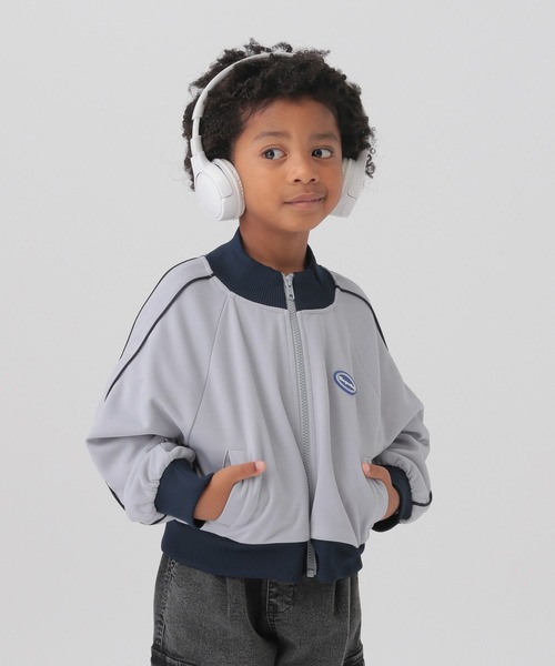 GLOBAL WORK（グローバルワーク）の「トラックジャケット/T/290874（ジャージ・キッズ・アイボリー/サックスブルー・100cm/110cm/120cm）」の11枚目の写真