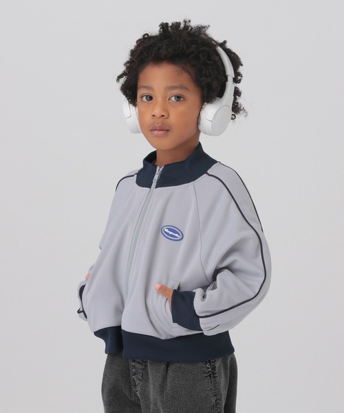 GLOBAL WORK（グローバルワーク）の「トラックジャケット/T/290874（ジャージ・キッズ・アイボリー/サックスブルー・100cm/110cm/120cm）」の12枚目の写真