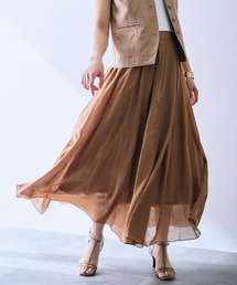 ボリュームマキシフレアスカート＜大きいサイズ有＞【OtonaSMILE】