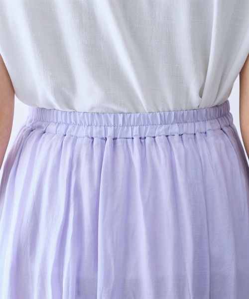 SMILE LAND（スマイルランド）の「ボリュームマキシフレアスカート＜大きいサイズ有＞【OtonaSMILE】（スカート・レディース・モカ/ラベンダー・3L/4L/L/M/LL）」の18枚目の写真