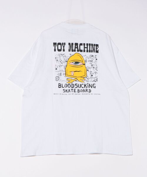 TOY MACHINE(トイ マシーン)の「【ムラサキスポーツ限定】TOY MACHINE/トイマシーン 半袖Tシャツ ビッグシルエット バックプリント Tシャツ MTMSFST5(Tシャツ/カットソー・メンズ・ホワイト/オレンジ/ブラック・L/XL/M)」の16枚目の写真