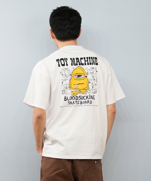 TOY MACHINE(トイ マシーン)の「【ムラサキスポーツ限定】TOY MACHINE/トイマシーン 半袖Tシャツ ビッグシルエット バックプリント Tシャツ MTMSFST5(Tシャツ/カットソー・メンズ・ホワイト/オレンジ/ブラック・L/XL/M)」の5枚目の写真