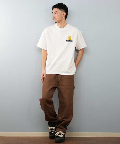 TOY MACHINE(トイ マシーン)の「【ムラサキスポーツ限定】TOY MACHINE/トイマシーン 半袖Tシャツ ビッグシルエット バックプリント Tシャツ MTMSFST5(Tシャツ/カットソー・メンズ・ホワイト/オレンジ/ブラック・L/XL/M)」の6枚目の写真