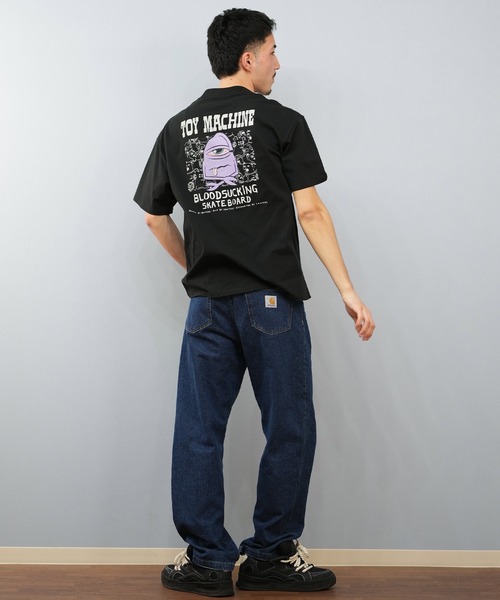 TOY MACHINE(トイ マシーン)の「【ムラサキスポーツ限定】TOY MACHINE/トイマシーン 半袖Tシャツ ビッグシルエット バックプリント Tシャツ MTMSFST5(Tシャツ/カットソー・メンズ・ホワイト/オレンジ/ブラック・L/XL/M)」の11枚目の写真