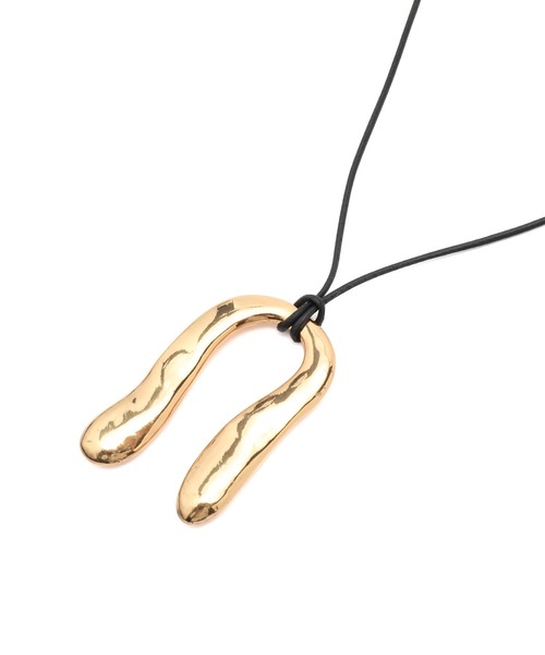 ADAM ET ROPE'(アダムエロペ)の「【EMOELLE】U motif necklace(ネックレス・レディース・ゴールド系その他・FREE)」の8枚目の写真