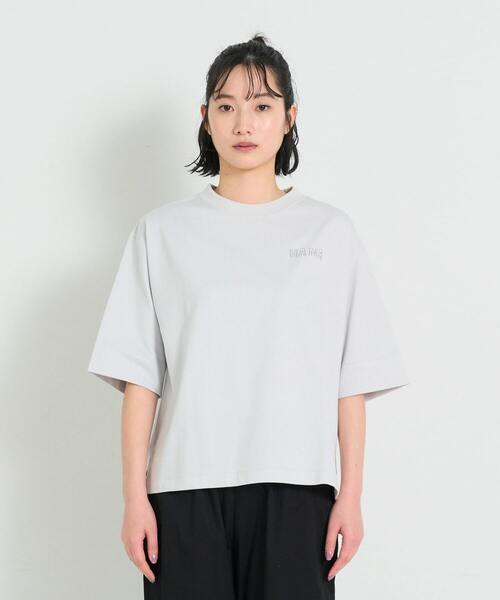 conges payes ADIEU TRISTESSE（コンジェ ペイエ アデュートリステス）の「ichiro yamaguchi.半袖Tシャツ（Tシャツ/カットソー・レディース・ライトグレー/ホワイト/ブラック・FREE）」の17枚目の写真
