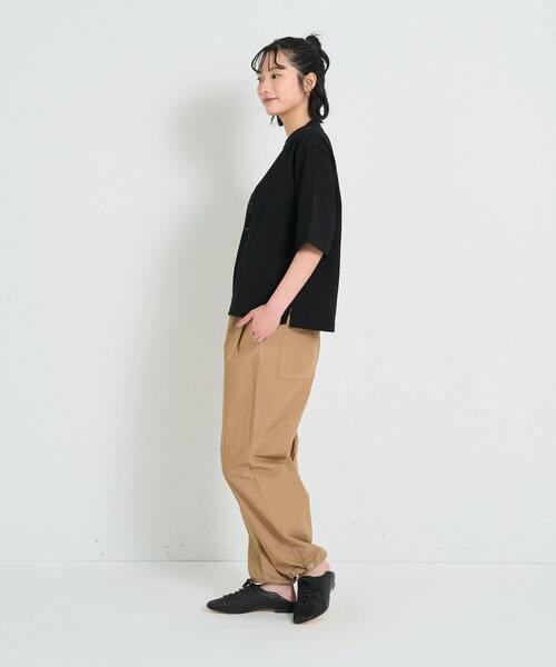 conges payes ADIEU TRISTESSE（コンジェ ペイエ アデュートリステス）の「ichiro yamaguchi.半袖Tシャツ（Tシャツ/カットソー・レディース・ライトグレー/ホワイト/ブラック・FREE）」の22枚目の写真